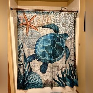 Sea Turtle Shower Curtain